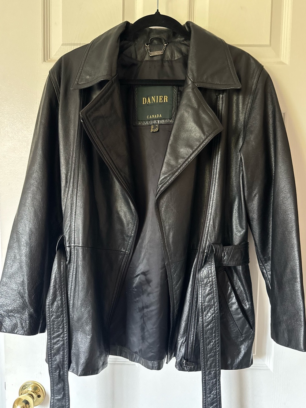 Danier- Black Leather Jacket